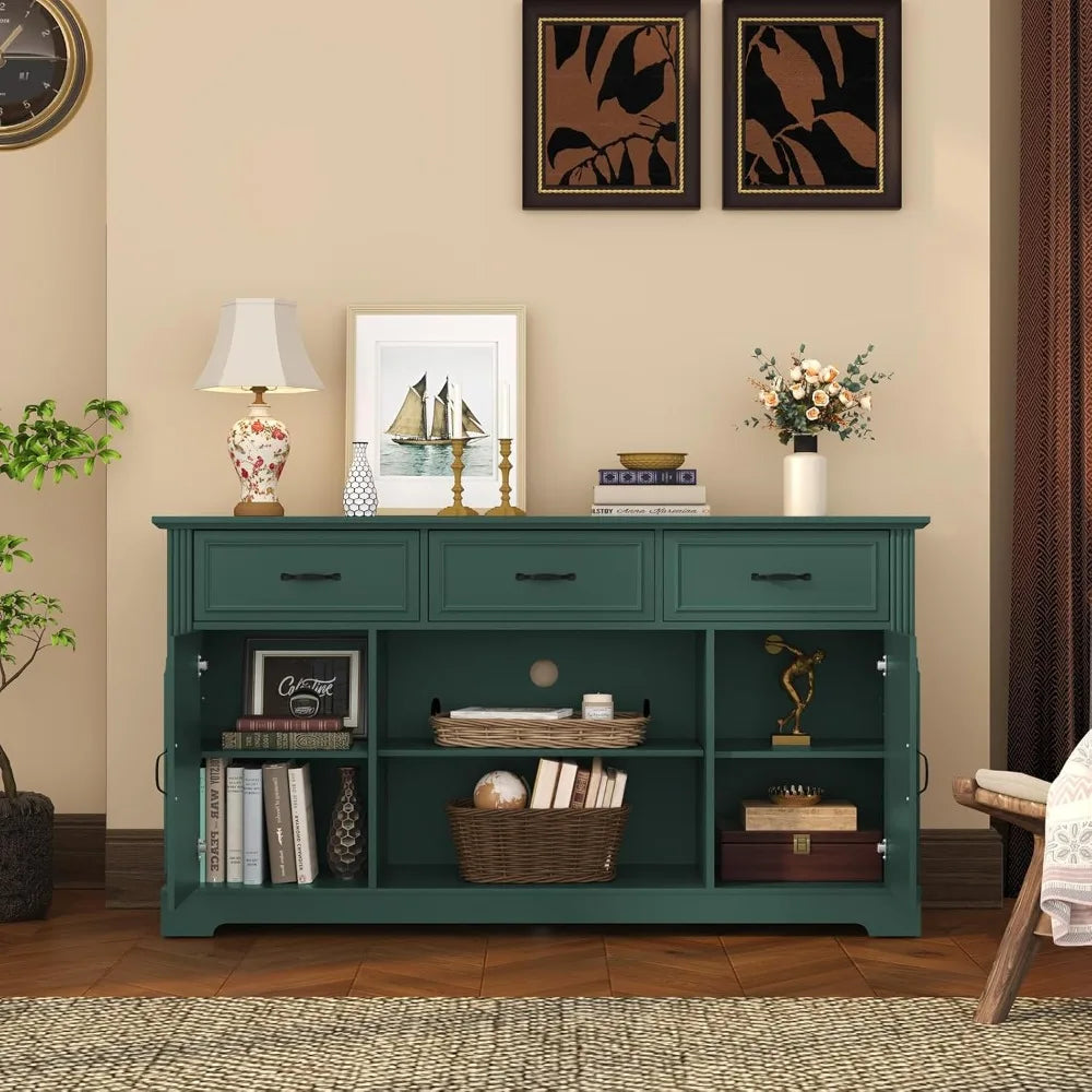 Guangbai TV Stand With 3 Drawers Entertainment Center