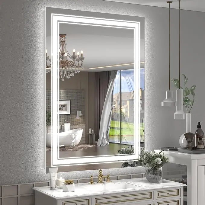 Sh.Kl LED Bathroom Mirror Dimmable Front And Back Lighting
