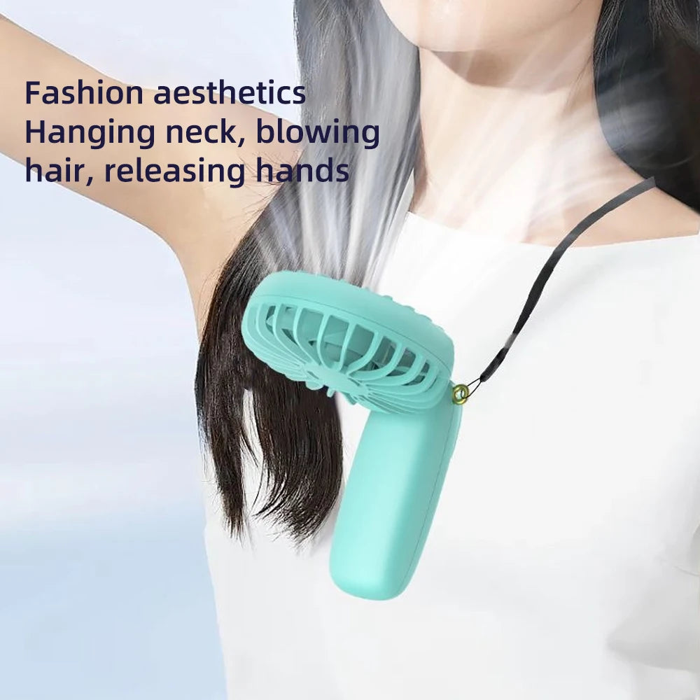 Cheervilla Portable Hand Fan USB Rechargeable Phone Holder