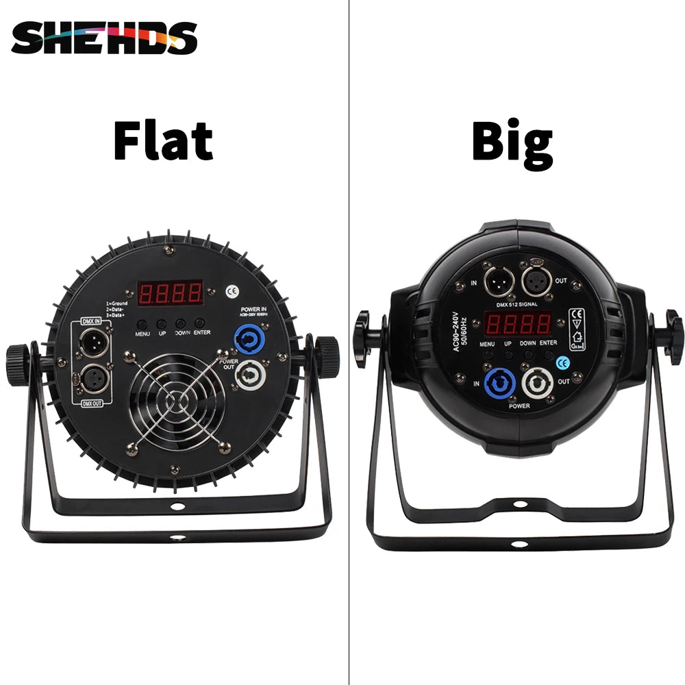 SHEHDS LED Par Light DMX512 Stage DJ Lighting Effects