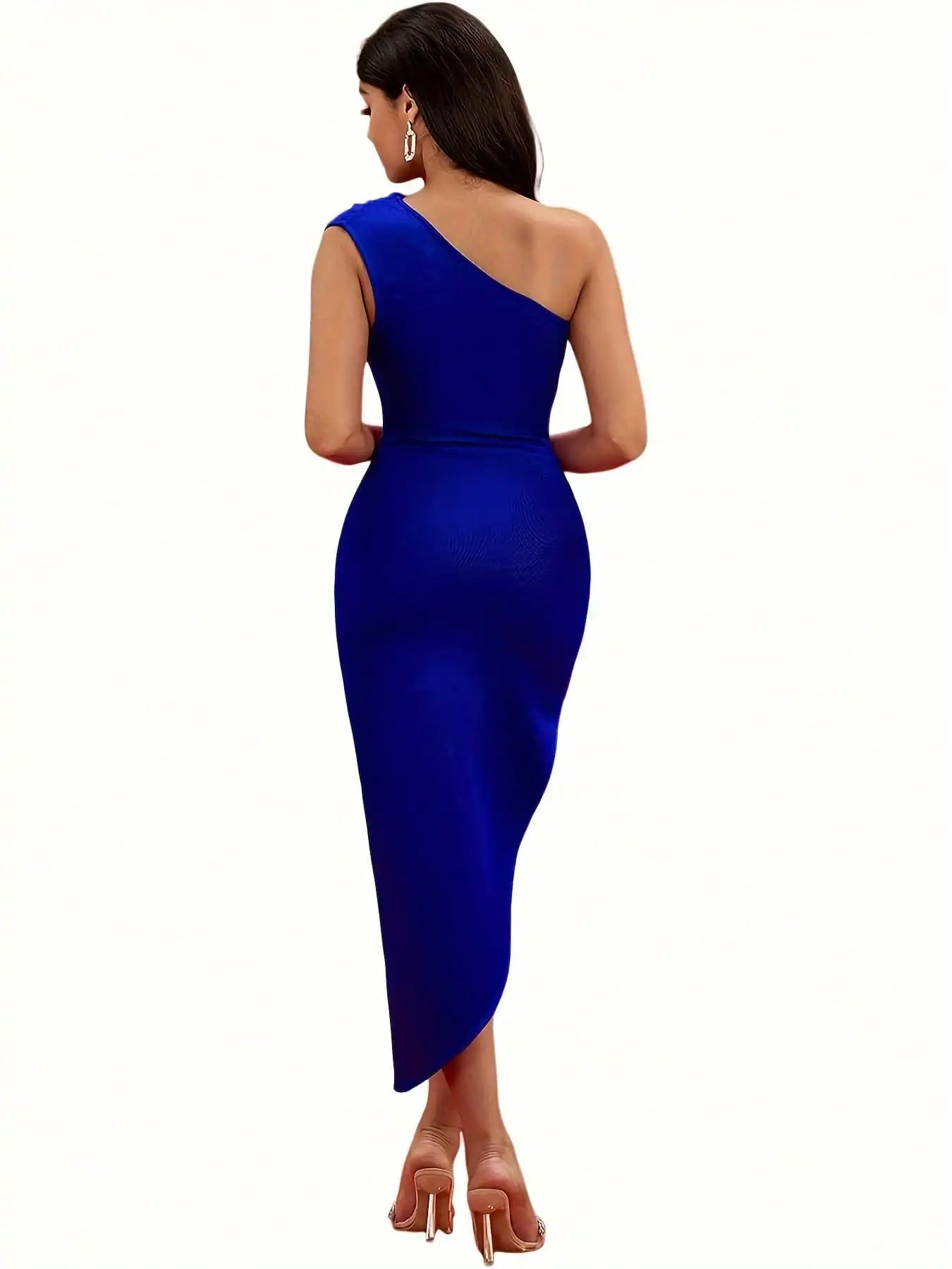 Ocstrade Bandage Bodycon Dress One Shoulder Evening Outfit