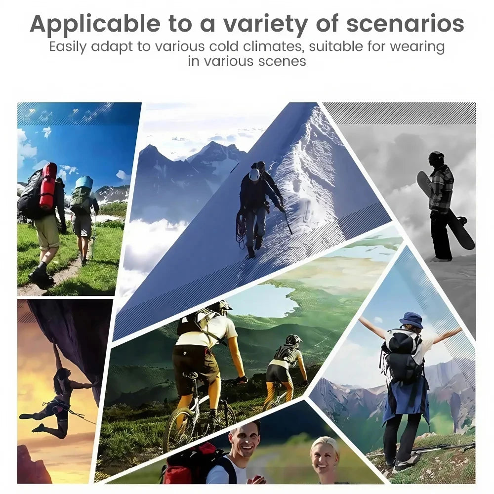 28 Areas Men Women's Heating Jacket Winter USB Heated Jackets Smart Heated Clothing Ski Camping Waterproof Warm Self Heating