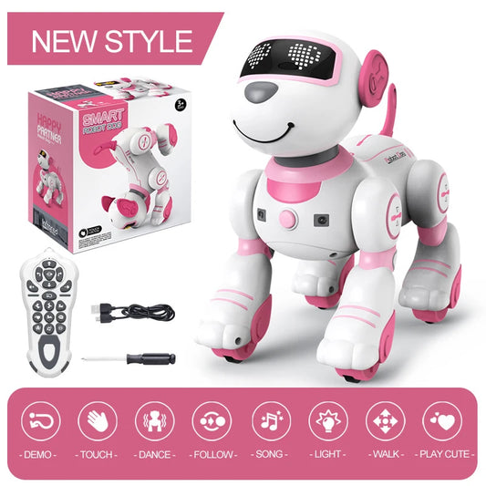 Kelaton RC Dog Robot Toy With Voice Commands And Music