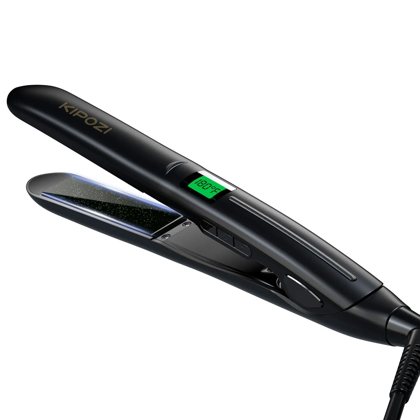 KIPOZI Titanium Flat Iron Hair Straightener Digital LCD