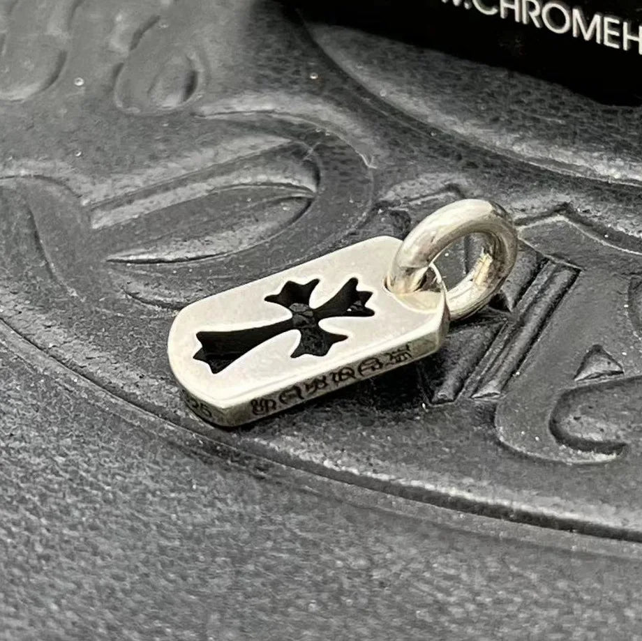 Guangdong 925 Sterling Silver FiligreeCross Pendant Necklace Handcrafted Lovers Worldwide