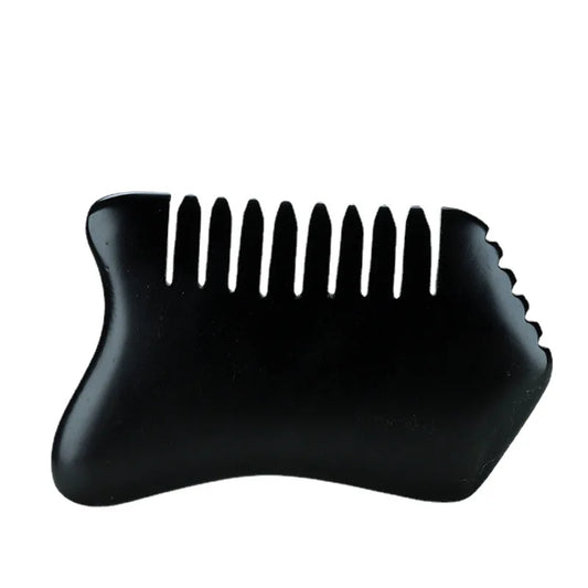 SPA Acupuncture Scraping Body Foot Back Face Neck Massager Beauty Guasha Board Black Bian Stone Gua Sha Massage Tools