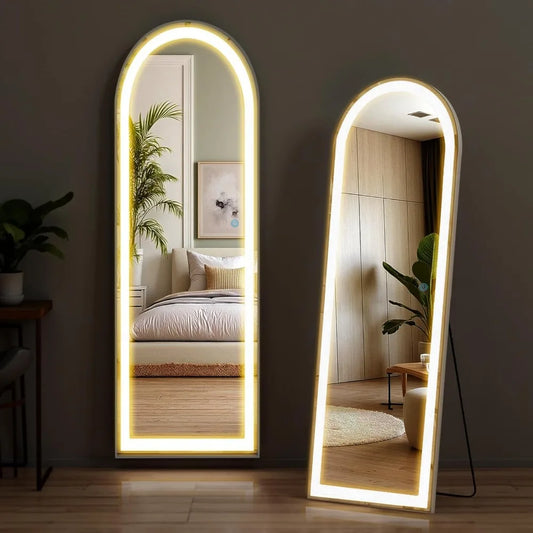 Hign Concerned Arched LED Full Length Mirror With Lights