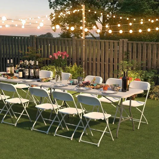 Hignconcerned Folding Chairs 20 Pack Portable Event Chairs