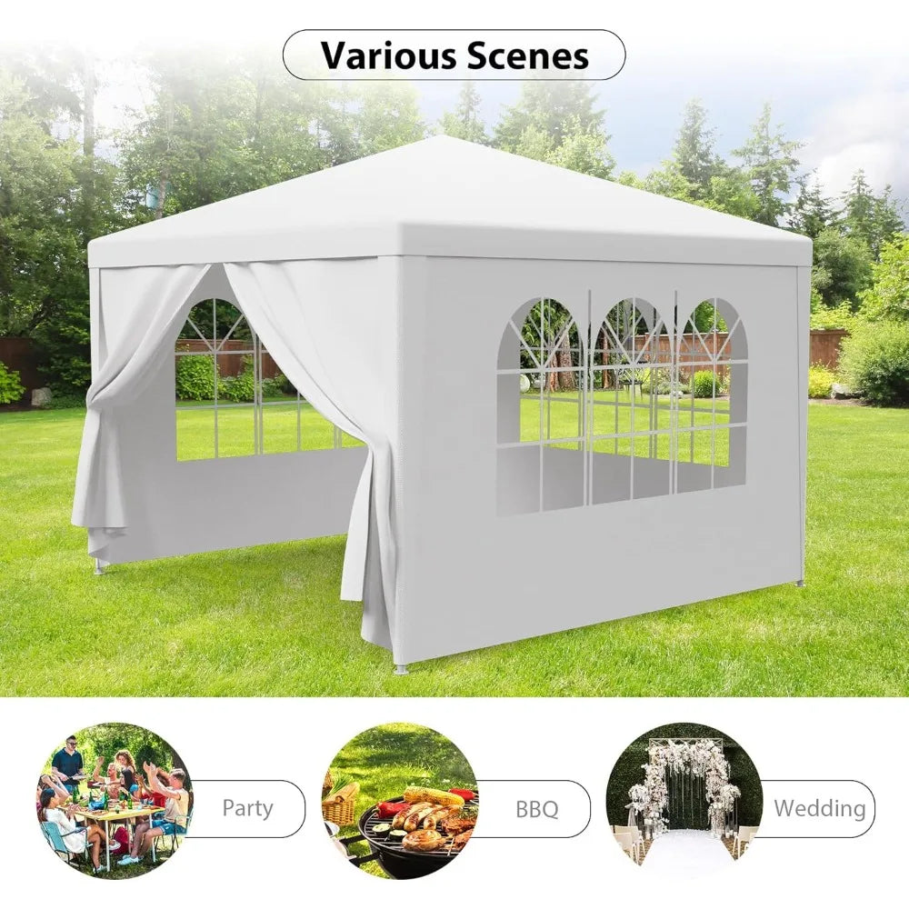 High-concerned Outdoor Canopy Tent Gazebo With Removable Sidewalls