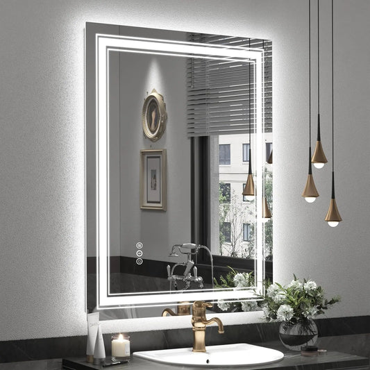 Sh.Kl LED Bathroom Mirror Dimmable Front And Back Lighting