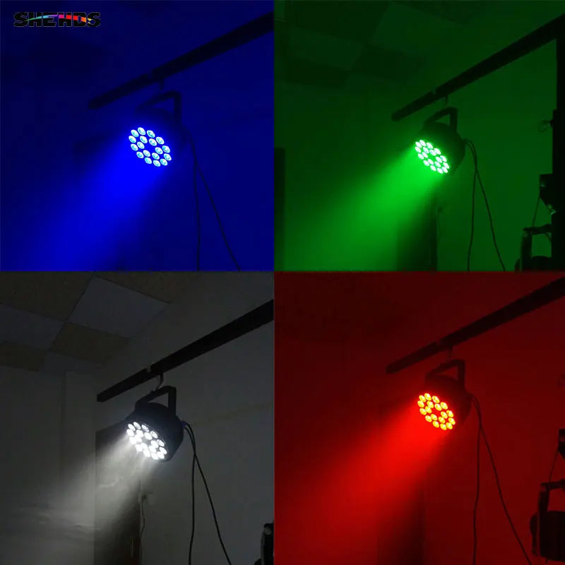 SHEHDS LED Par Light DMX512 Stage DJ Lighting Effects