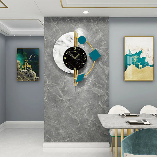 Hign-concerned Silent Wall Clock for Living Room Decor