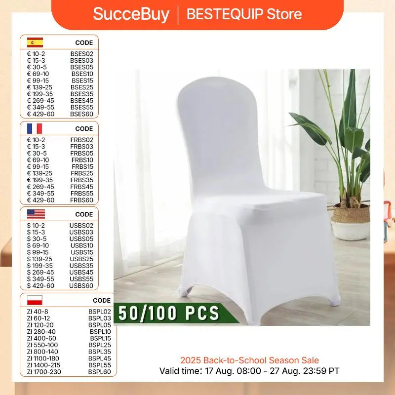 Shanghai Spandex Chair Cover Slipcover For Weddings