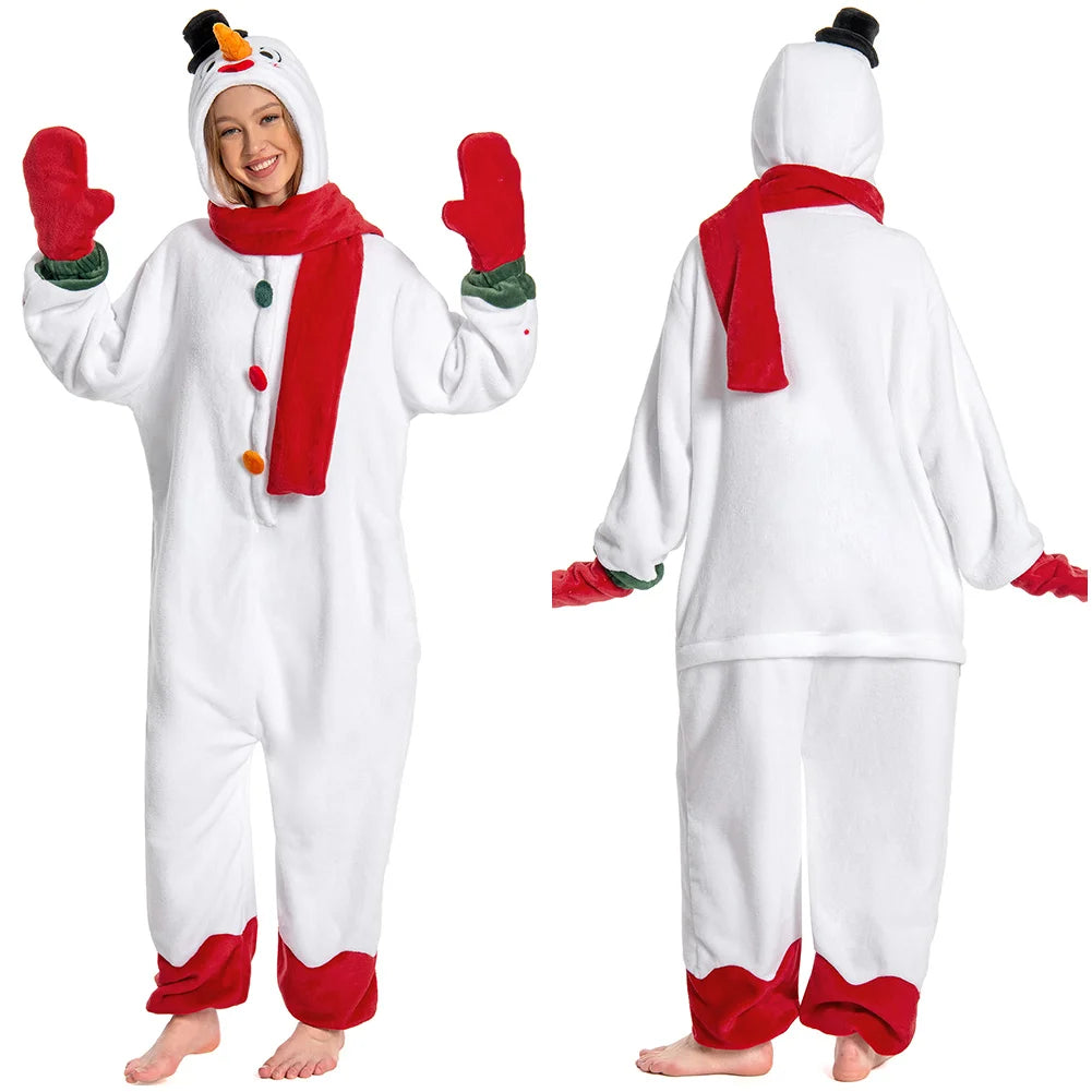 Shanghai Christmas Adult Pajamas Cozy Cartoon Sleepwear