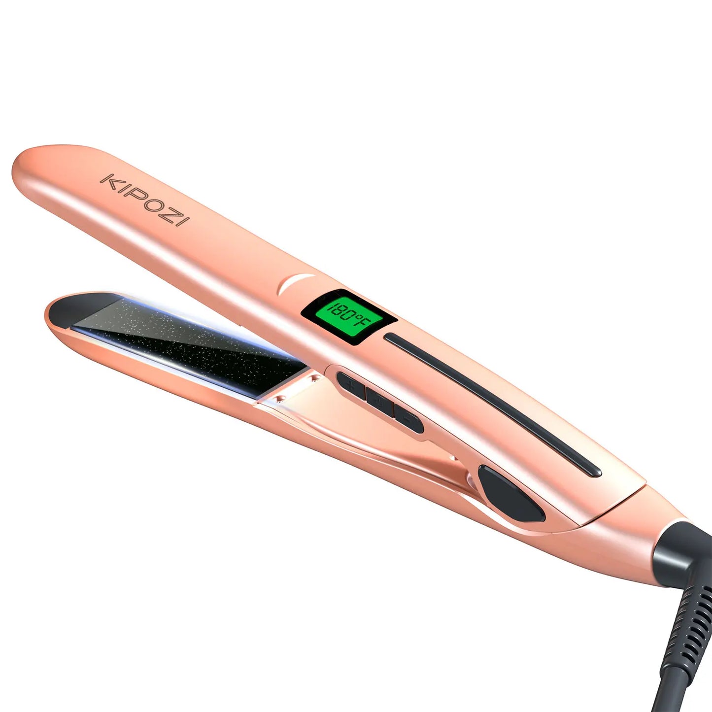 KIPOZI Titanium Flat Iron Hair Straightener Digital LCD