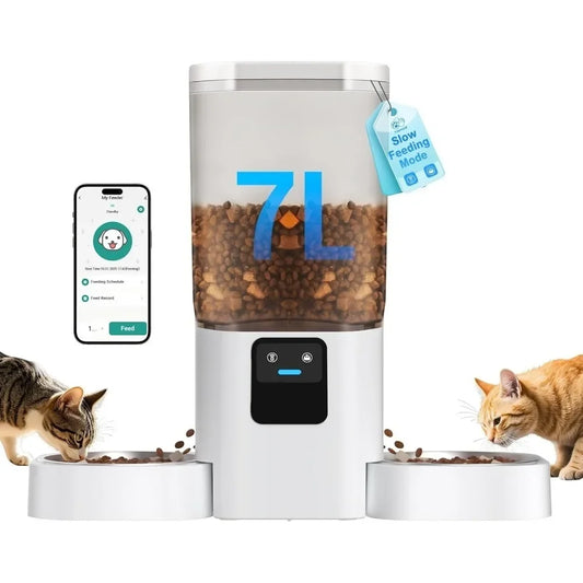 Hign-Concerned Automatic Cat Feeder with Slow Feed Technology