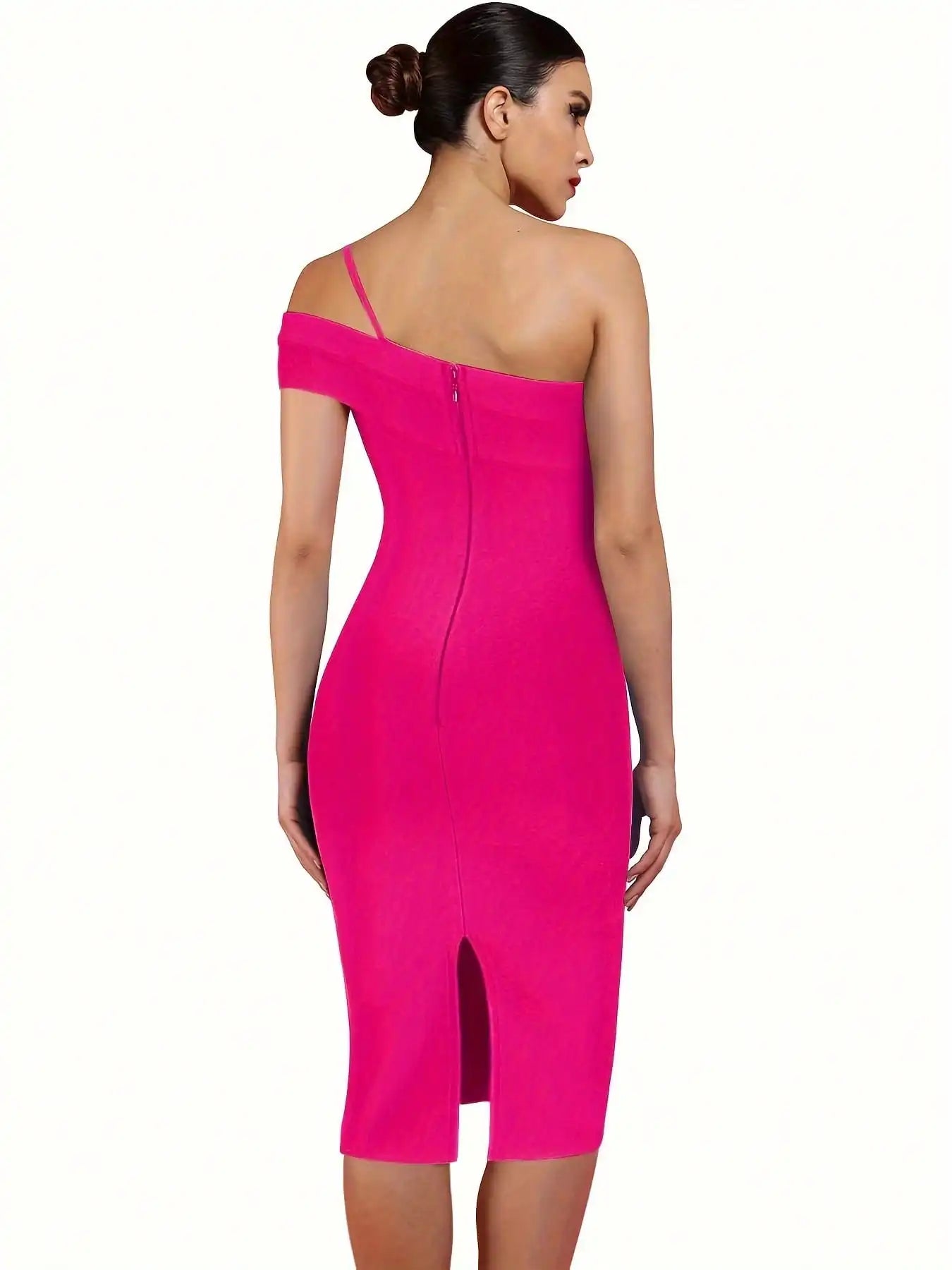 Ocstrade Bandage Dress Bodycon Evening Party One Shoulder
