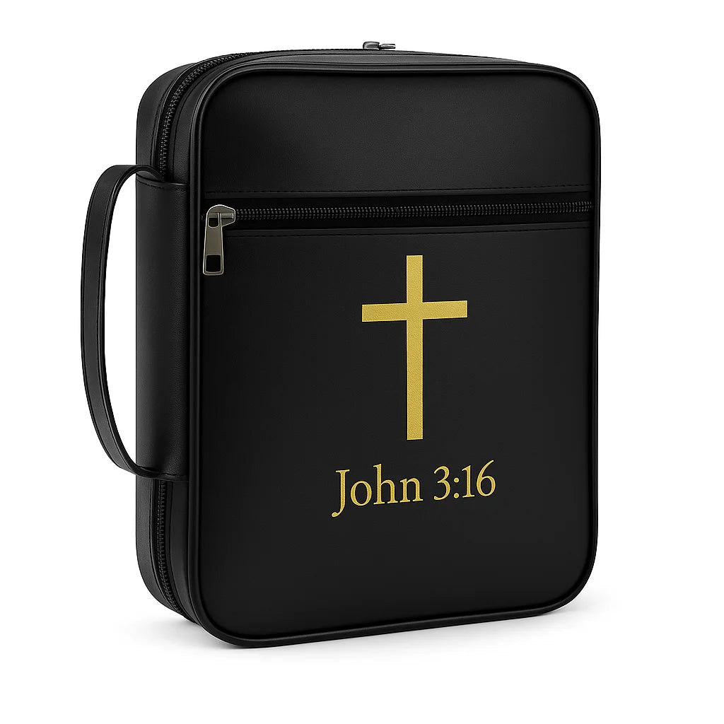 AnhuiChoice Antidisestablishmentarianism Durable Leather Bible Cover Zippered Travel