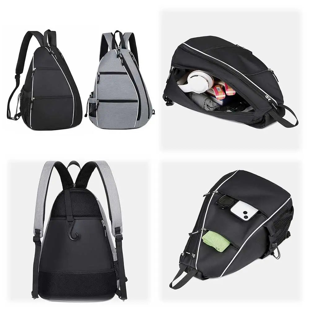 MOJOYCECN Pickleball Paddle Backpack Adjustable Multi Pocket