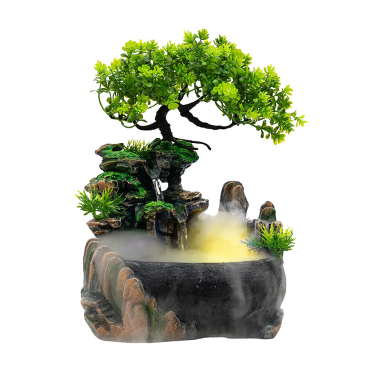 Cheervilla Atomizing Rockery Water Fountain Desktop Decor