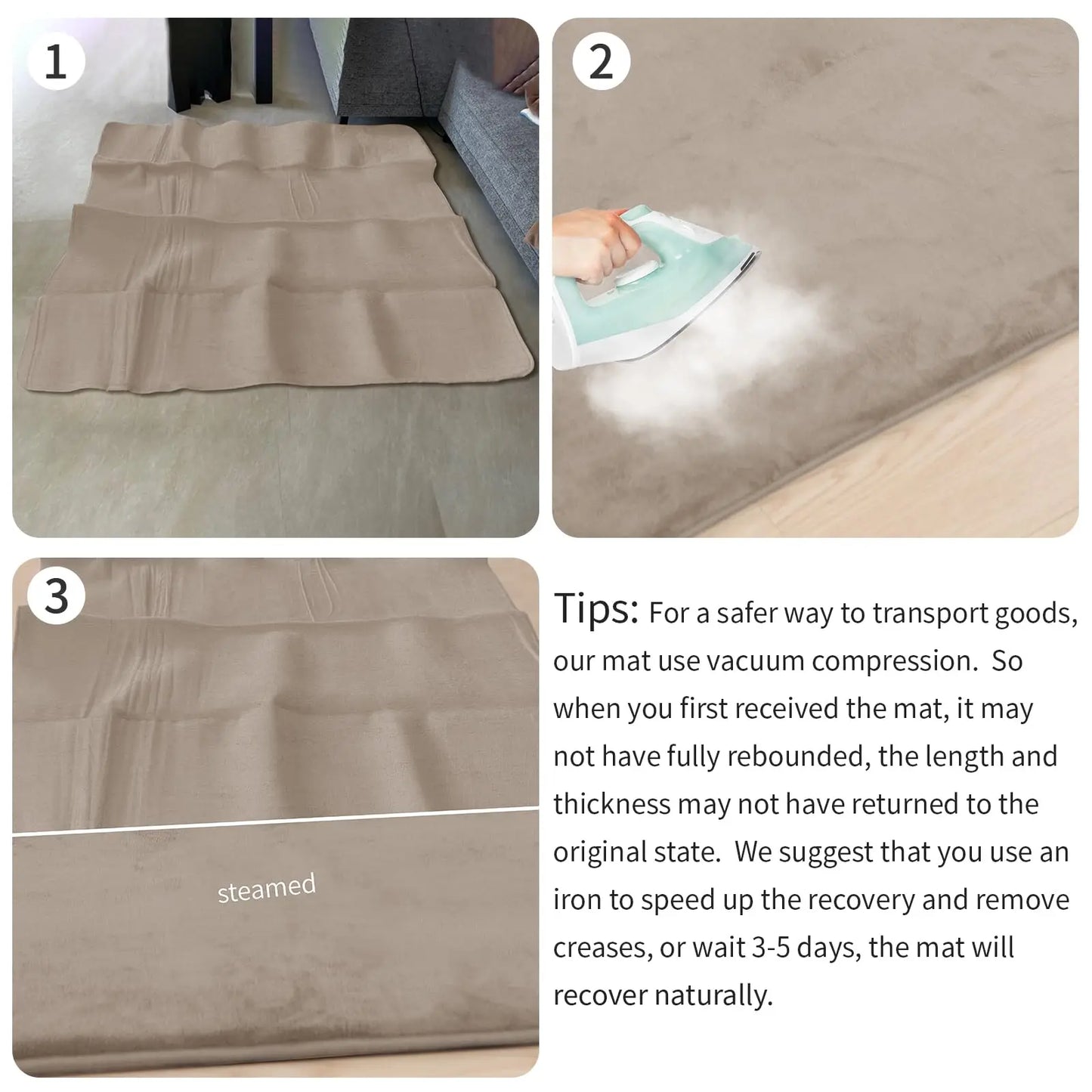 Huloo Sleep Non-Slip Play Mat For Living Room Foam Rug