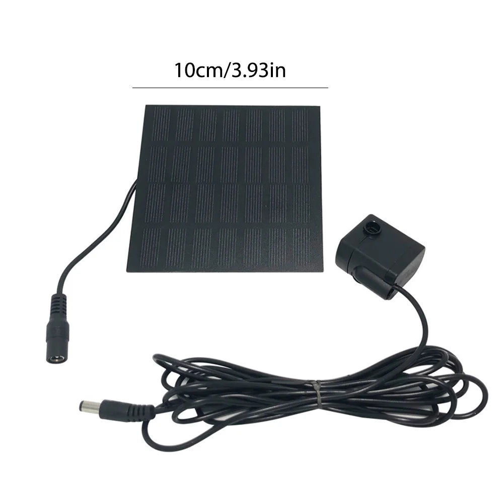 Lotus Shape Solar Powered Fountain Pump for Bird Bath