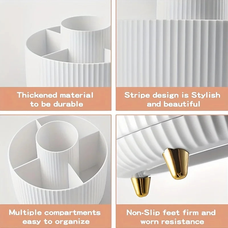 Hign-concerned Rotatable Makeup Storage Box Organizer