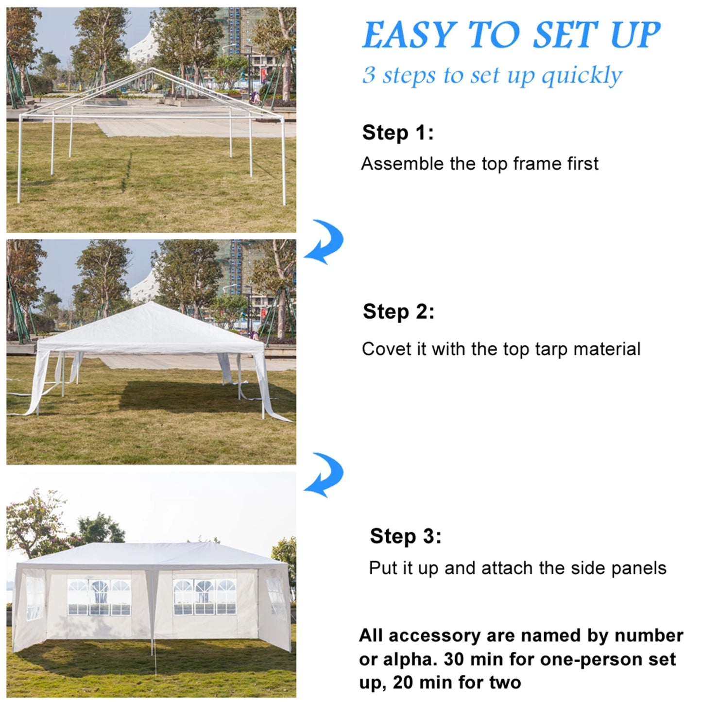 AUKYGGUS DurabilityEnhanced Weatherproof Four Sides Tent With Spiral Tubes Outdoor