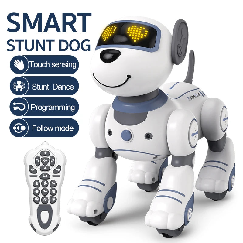 Kelaton RC Dog Robot Toy With Voice Commands And Music