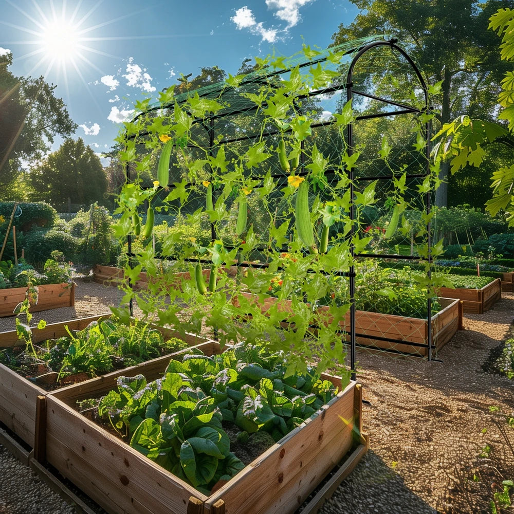 Wisfor Garden Plant Climbing Frame U Shaped IndustrialGradeSuperHeavyDuty Trellis System