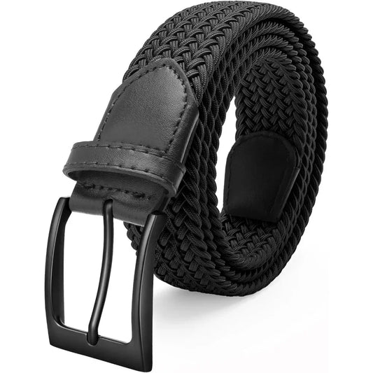 Elastic Braided Stretch Mens Golf Casual Belts Nylon