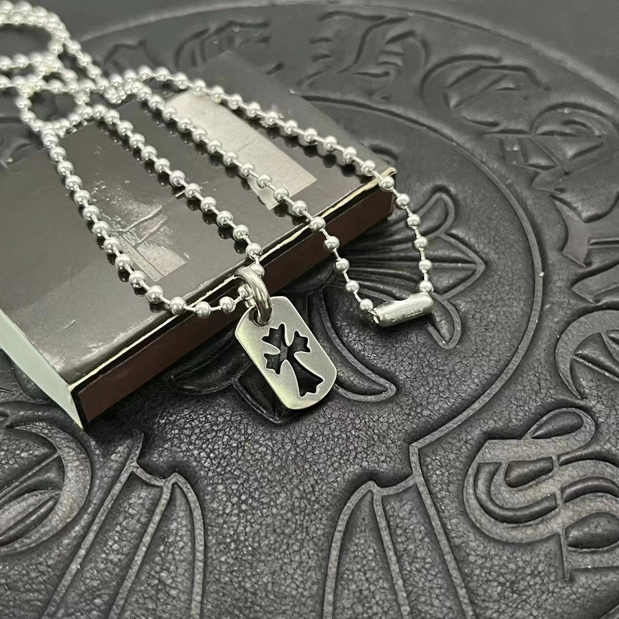 Guangdong 925 Sterling Silver FiligreeCross Pendant Necklace Handcrafted Lovers Worldwide