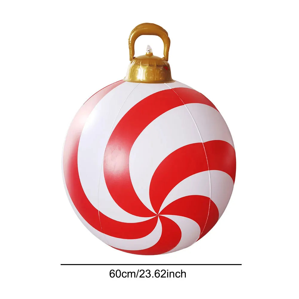 VAKIN Inflatable Outdoor Christmas Balls With Light Remote