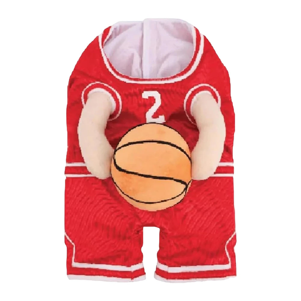 VAKINDCN Dog Basketball Player Costume With Ball Halloween