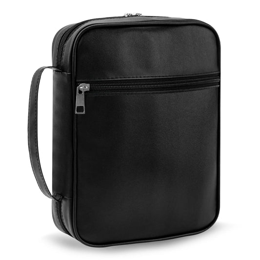 AnhuiChoice Antidisestablishmentarianism Durable Leather Bible Cover Zippered Travel