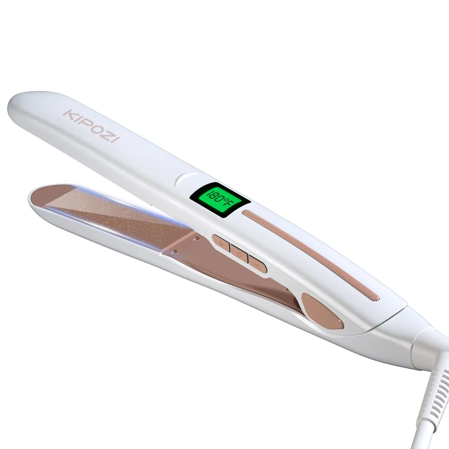 KIPOZI Titanium Flat Iron Hair Straightener Digital LCD