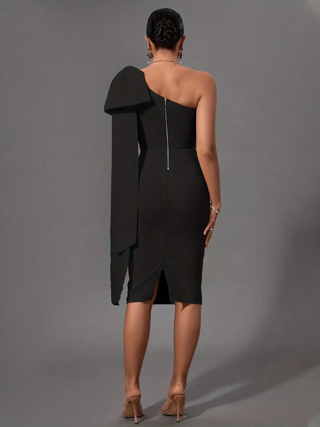 Ocstrade Bandage Dress Bodycon Evening Party One Shoulder