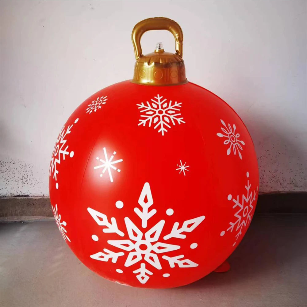 Alloet Christmas Inflatable Ball With Lights Outdoor Decor