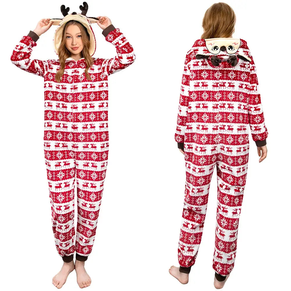 Shanghai Christmas Adult Pajamas Cozy Cartoon Sleepwear